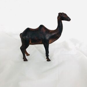 Vintage Iron Figurine Brown Camel 4"x5" 2 Humps